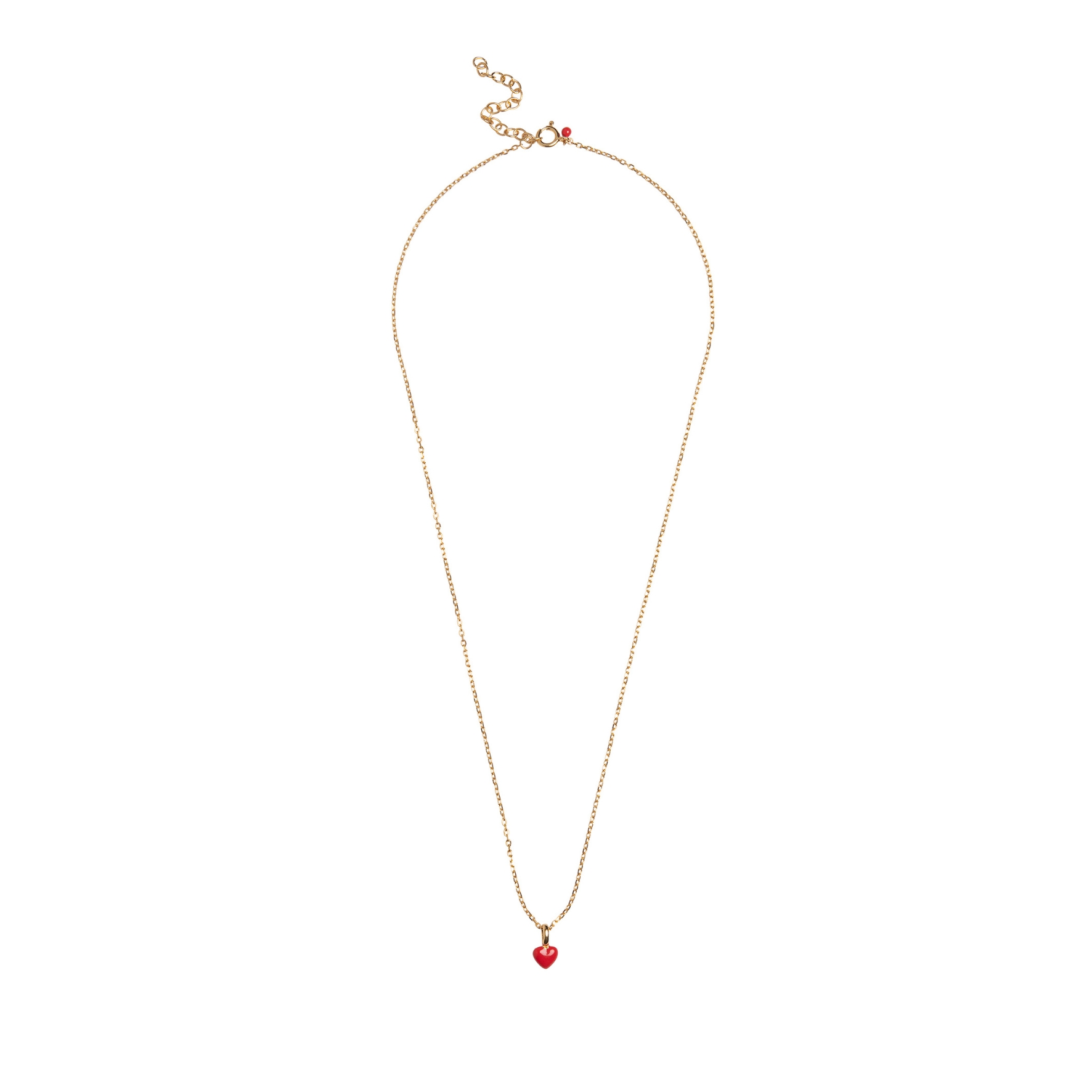 Enamel Copenhagen Amore Necklace Red — Kaulakoru