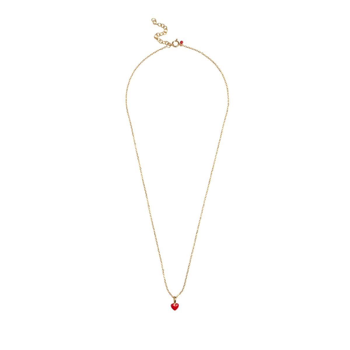 Enamel Copenhagen — Amore Necklace Red Enamel Copenhagen Amore Necklace Red — Naszyjnik