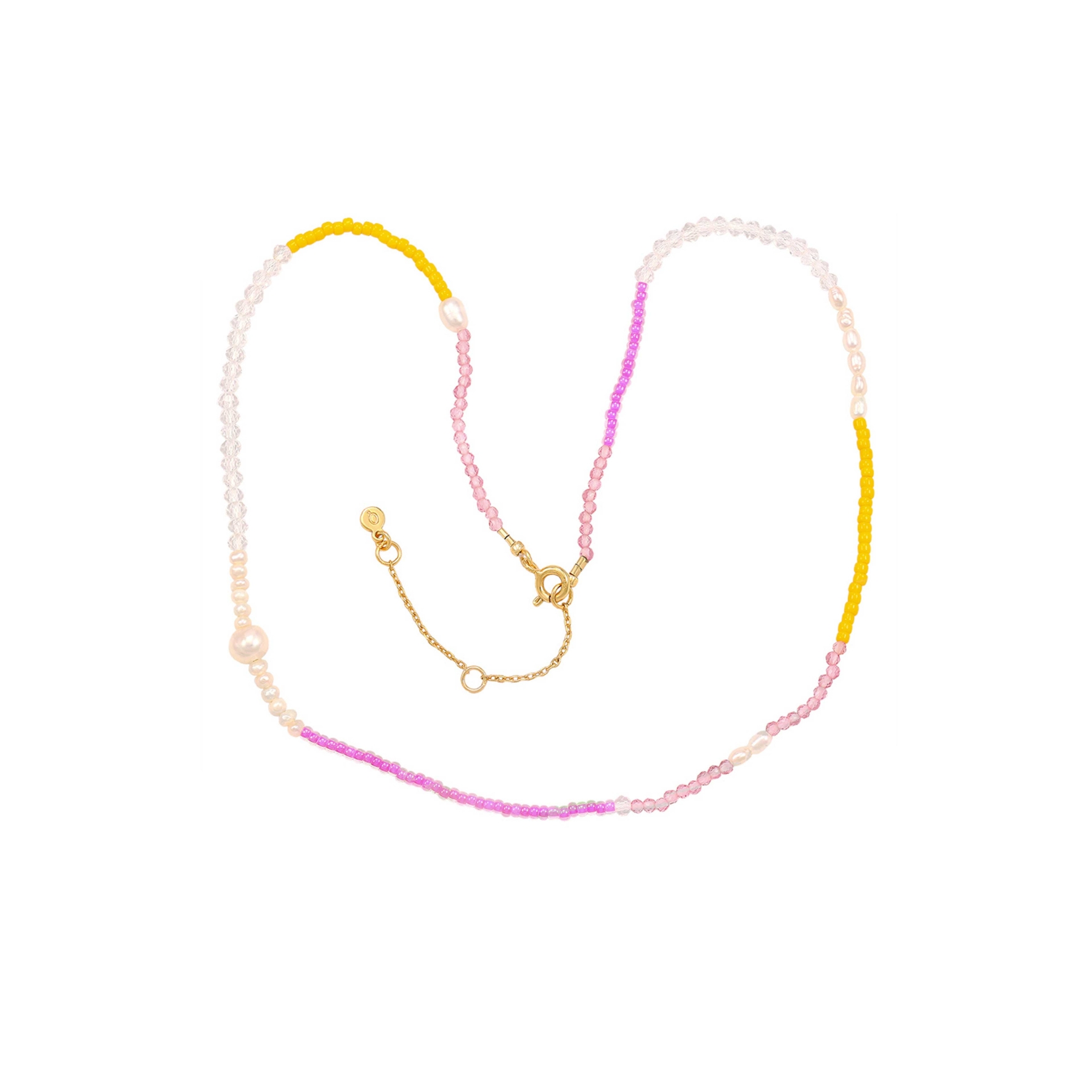 Hultquist Copenhagen Pink Rainbow Necklace — Halskæde