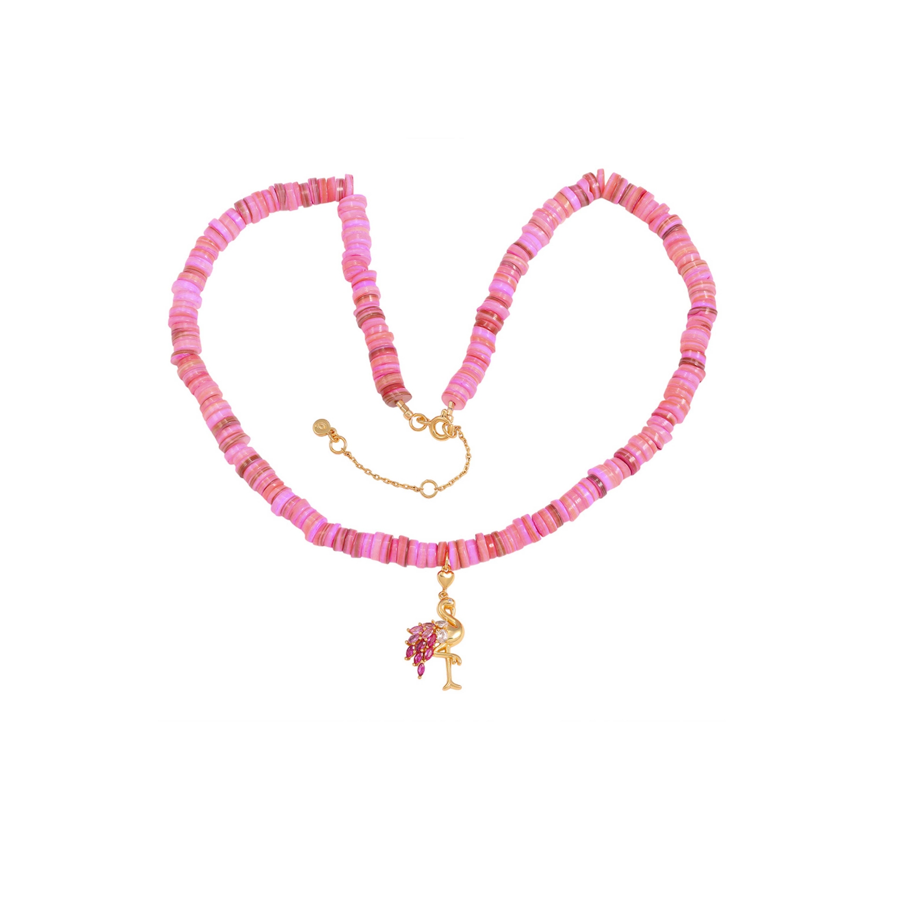 Hultquist Copenhagen Pink Flamingo Necklace — Náhrdelník