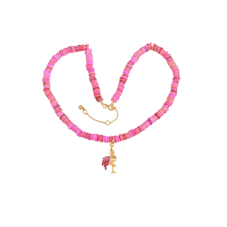 Hultquist Copenhagen — Pink Flamingo Necklace Hultquist Copenhagen Pink Flamingo Necklace — Naszyjnik