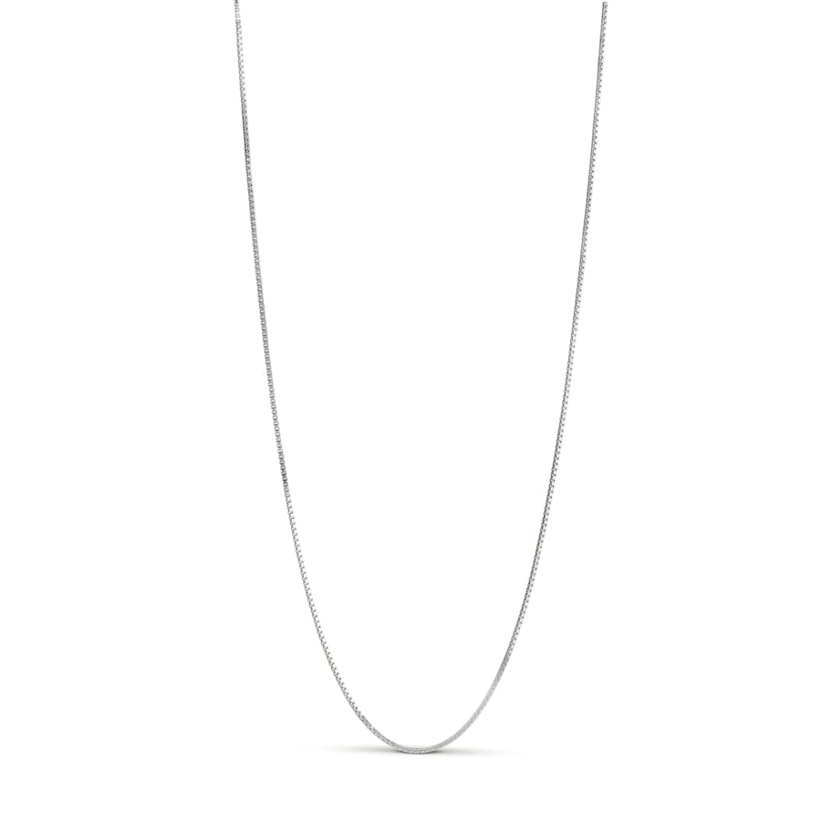 Enamel Copenhagen — Box Chain Necklace - 0,85 mm Enamel Copenhagen Box Chain Necklace - 0,85 mm — Necklace