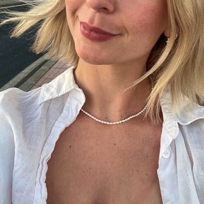 A-Hjort Jewellery — Michelle Pearl Necklace A-Hjort Jewellery Michelle Pearl Necklace — Necklace
