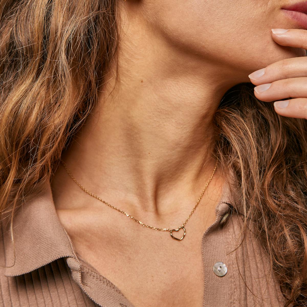 Enamel Copenhagen — Organic Heart Necklace Enamel Copenhagen Organic Heart Necklace — Collier