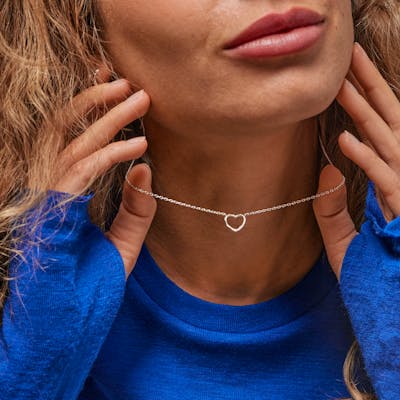 Enamel Copenhagen — Organic Heart Necklace Enamel Copenhagen Organic Heart Necklace — Halskjeder