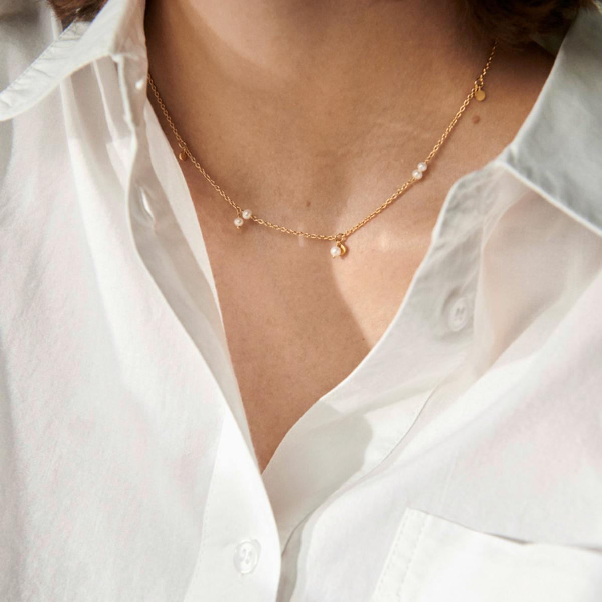 Pernille Corydon — Ocean Pearl Necklace Pernille Corydon Ocean Pearl Necklace — Halskette