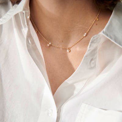 Pernille Corydon — Ocean Pearl Necklace Pernille Corydon Ocean Pearl Necklace — Naszyjnik