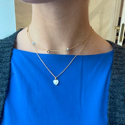Pernille Corydon — Ocean Heart Necklace Pernille Corydon Ocean Heart Necklace — Naszyjnik
