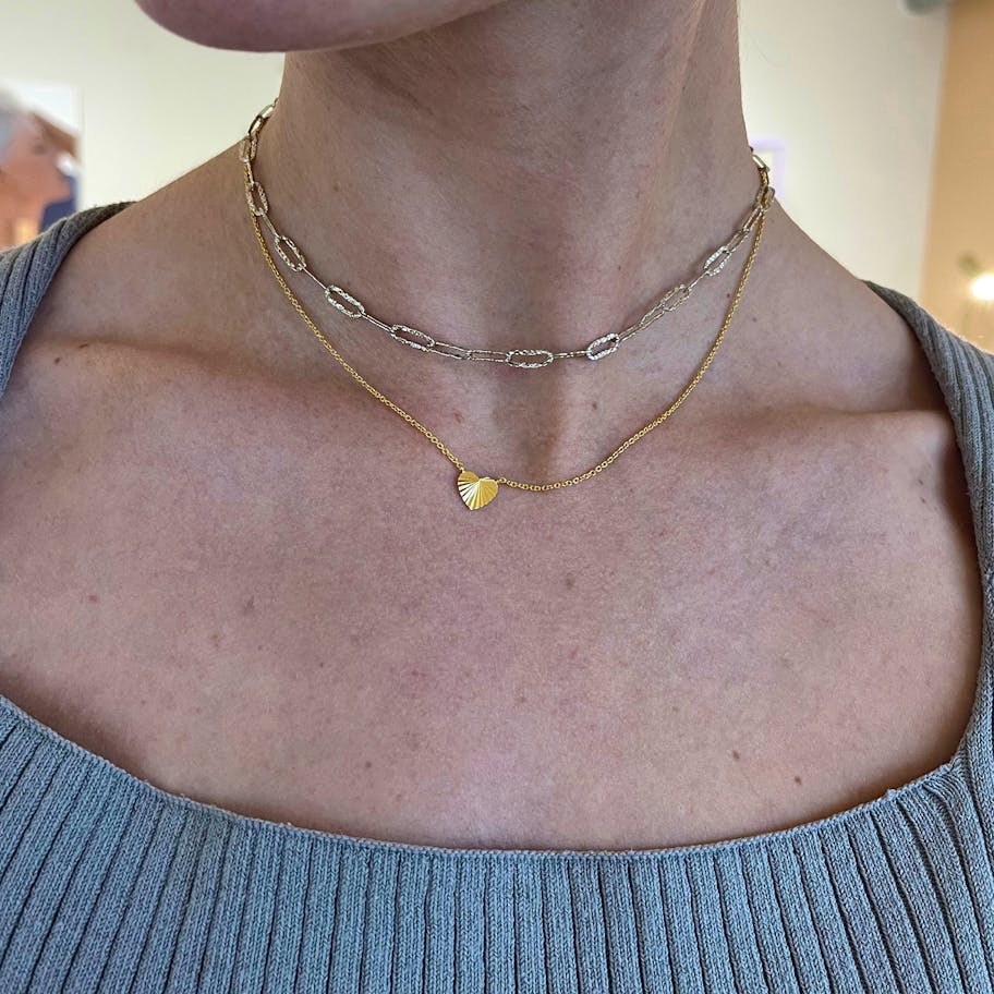 Jane Kønig — Reflection Heart Necklace Jane Kønig Reflection Heart Necklace — Náhrdelník