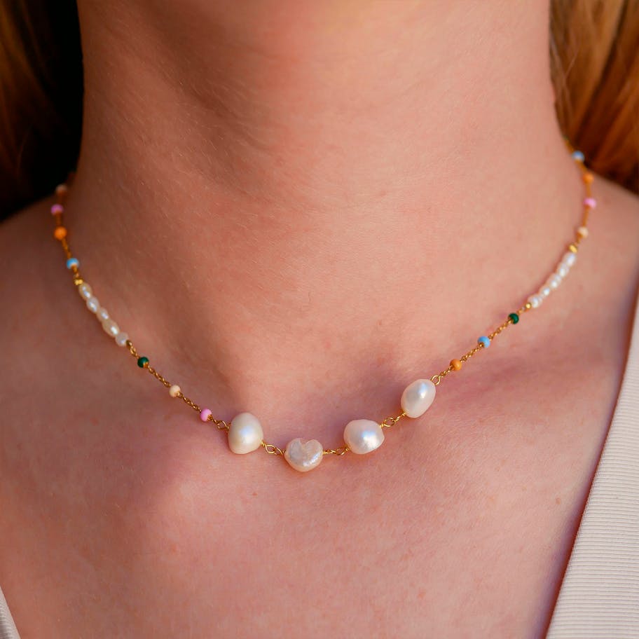 Enamel Copenhagen — Lola Perla Necklace Dreamy Pearl Enamel Copenhagen Lola Perla Necklace Dreamy Pearl — Halsband
