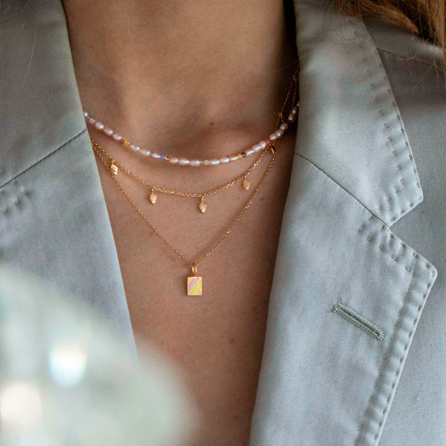 STINE A Jewelry — Tout Petit Ile De L'Amour Necklace STINE A Jewelry Tout Petit Ile De L'Amour Necklace — Halskæde