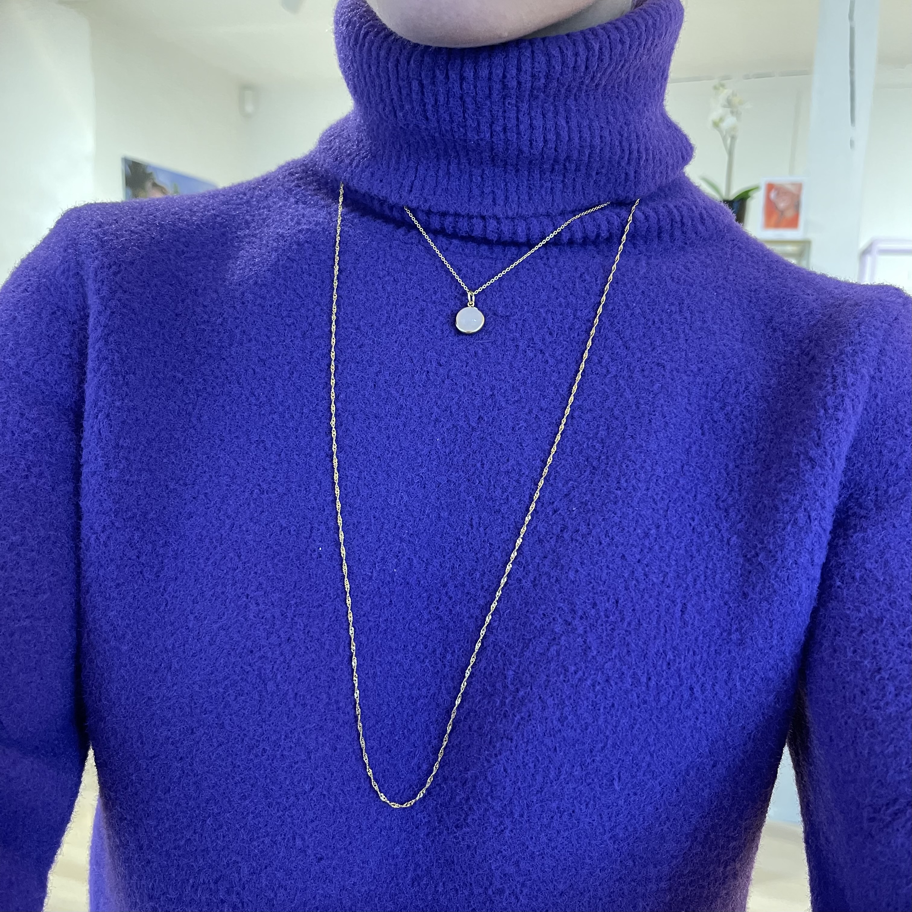 Pernille Corydon Singapore necklace long — Halskæde