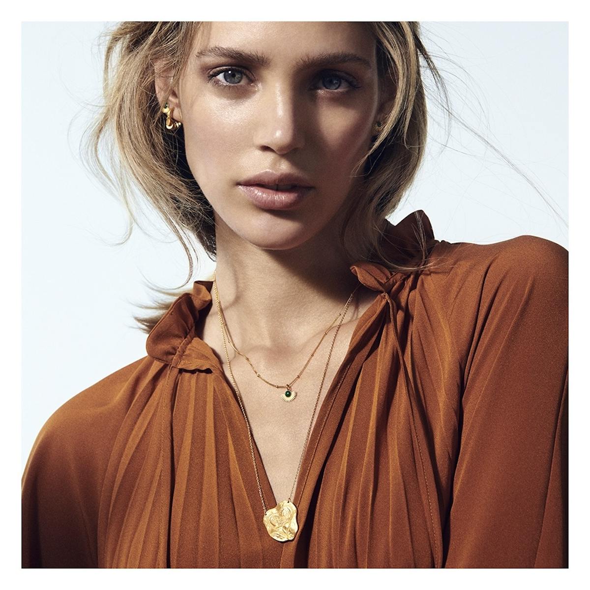 Enamel Copenhagen — Soleil necklace Petrol Green Enamel Copenhagen Soleil necklace Petrol Green — Halskette