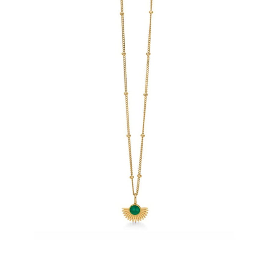 Enamel Copenhagen — Soleil necklace Petrol Green Enamel Copenhagen Soleil necklace Petrol Green — Halsband