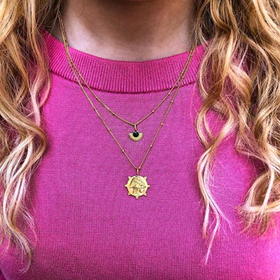 Enamel Copenhagen — Soleil necklace Petrol Green Enamel Copenhagen Soleil necklace Petrol Green — Collier