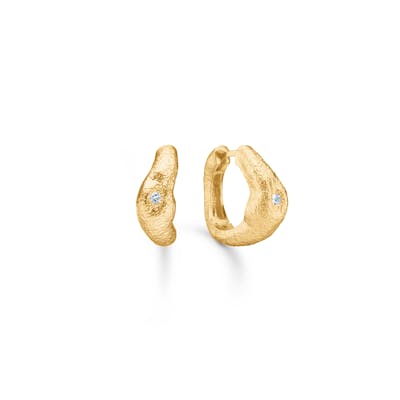 Studio Z — Lumi Zircon Hoops Studio Z Lumi Zircon Hoops — Øreringer