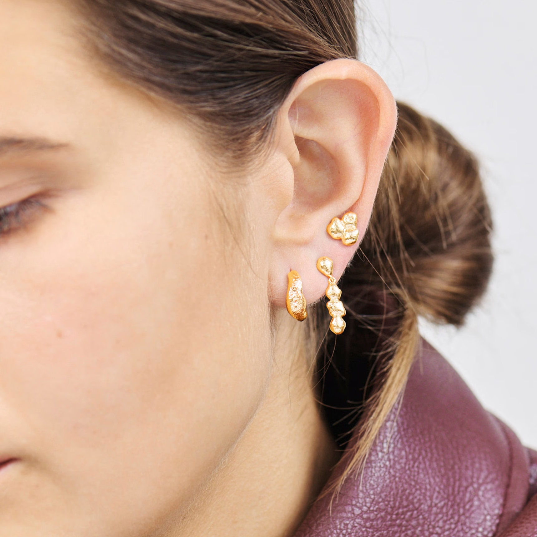 Studio Z Lumi Zircon Earsticks — Øreringe