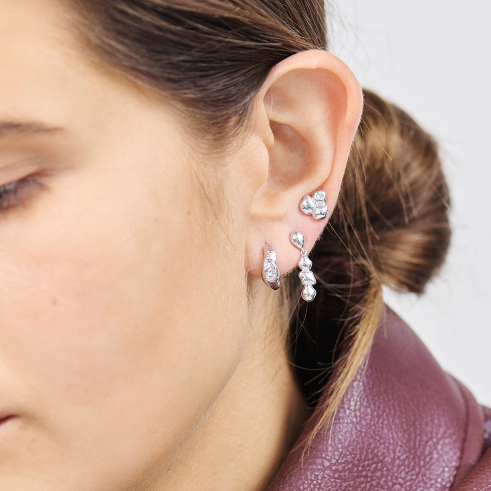 Studio Z Lumi Zircon Earsticks — Øreringe