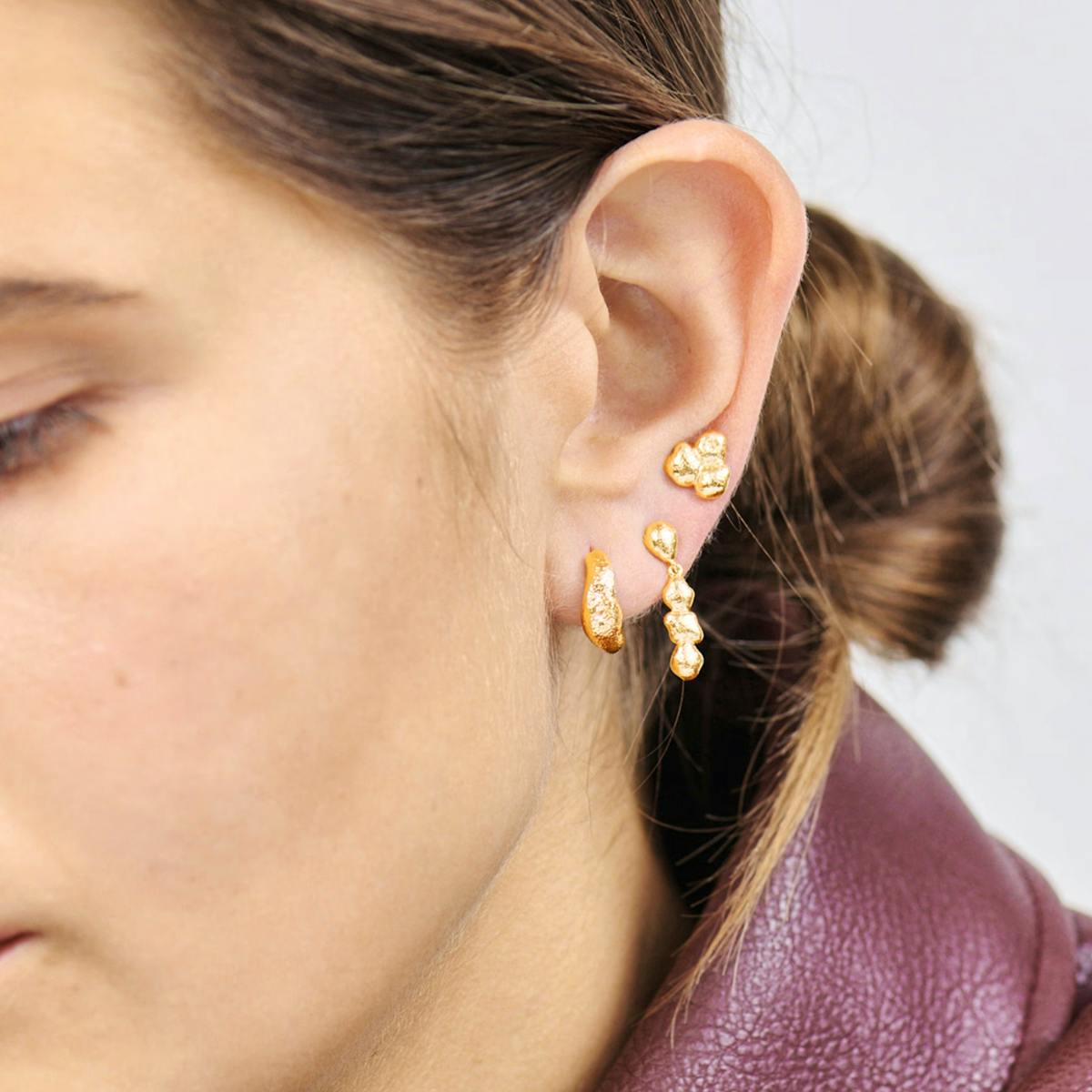 Studio Z — Lumi Zircon Hoops Studio Z Lumi Zircon Hoops — Earrings