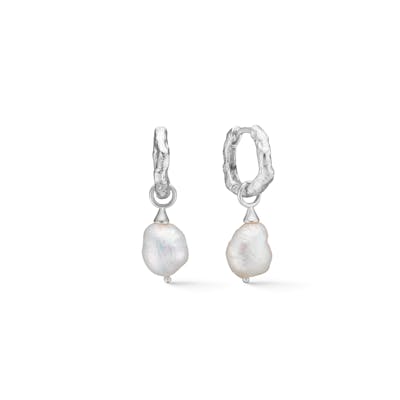 Studio Z — Perma Pearl Hoops Studio Z Perma Pearl Hoops — Øreringer