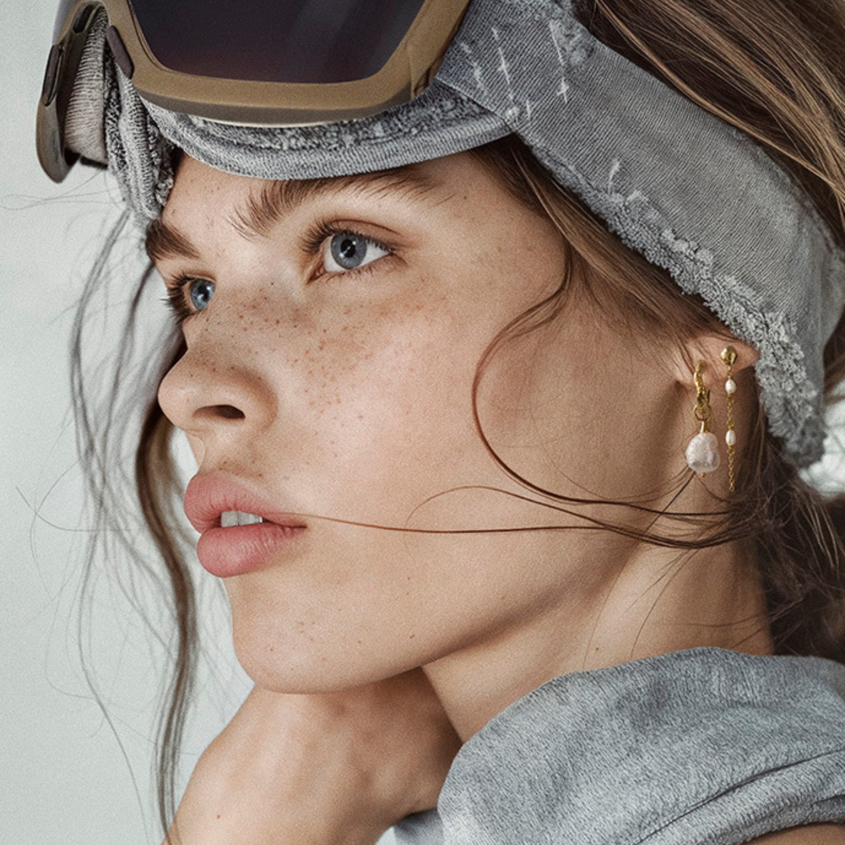 Studio Z Perma Pearl Hoops — Kolczyk