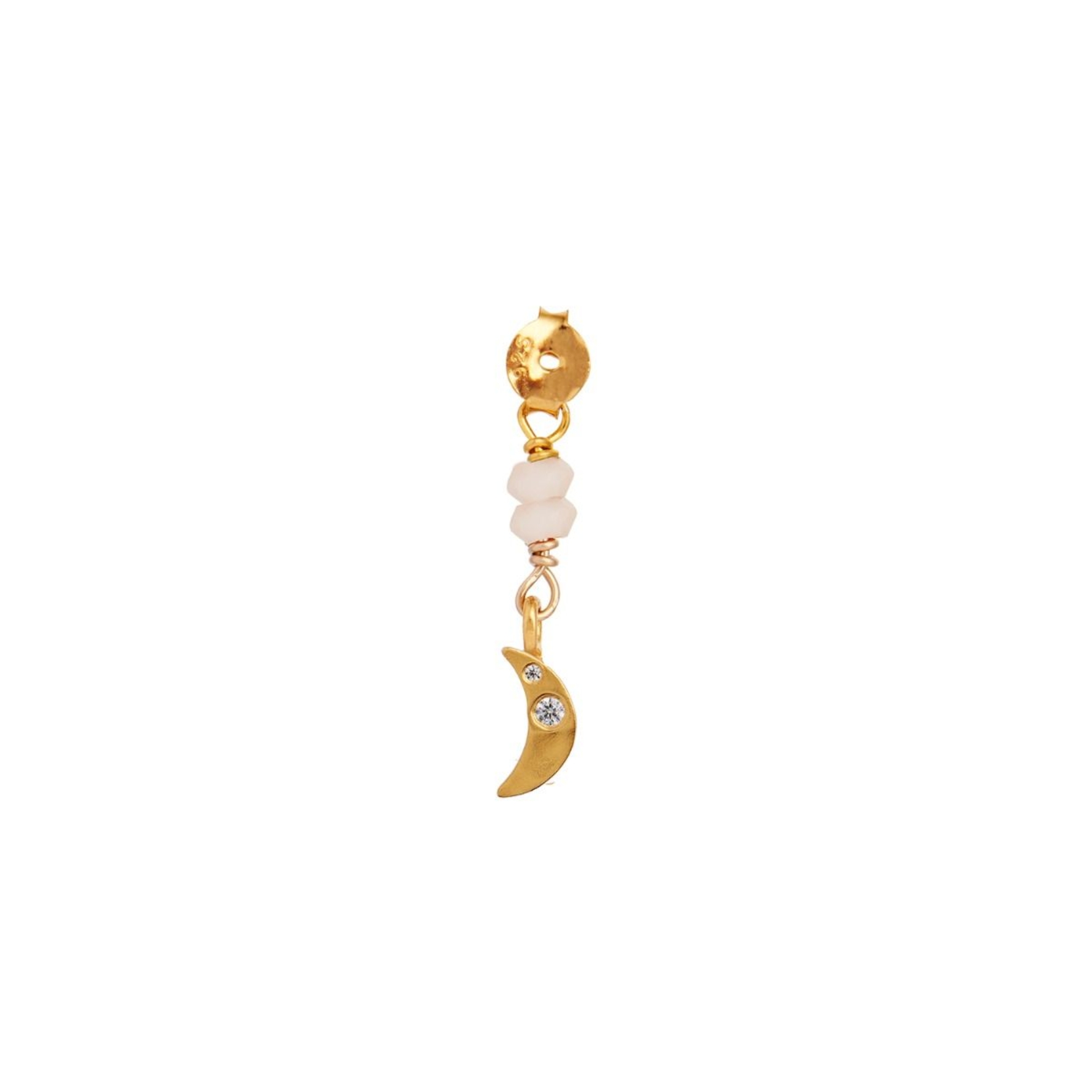 STINE A Jewelry Petit Bella Moon Behind Ear Earring — Kolczyk