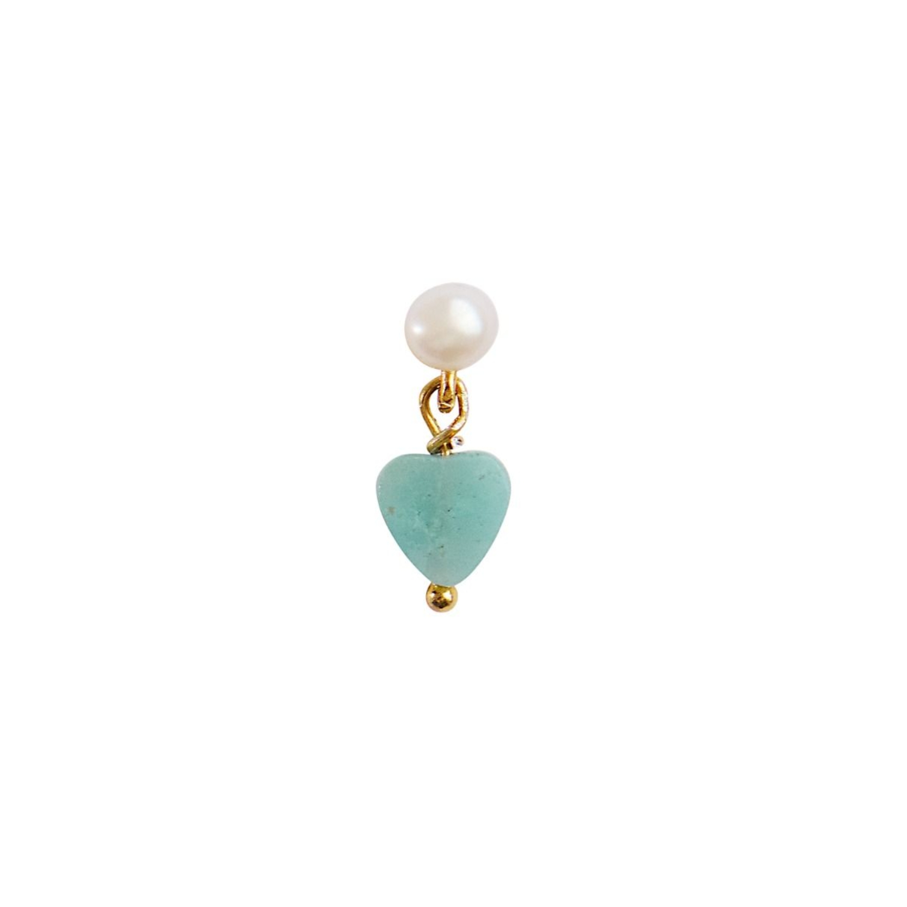 STINE A Jewelry Mini Amour Amazonite Earring — Øreringe