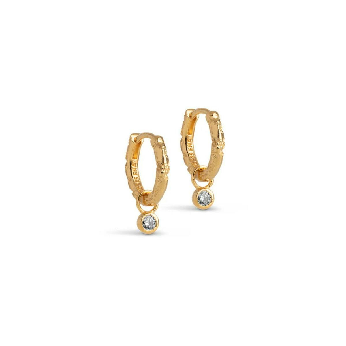 Enamel Copenhagen — Belle CZ Hoops Enamel Copenhagen Belle CZ Hoops — Earrings
