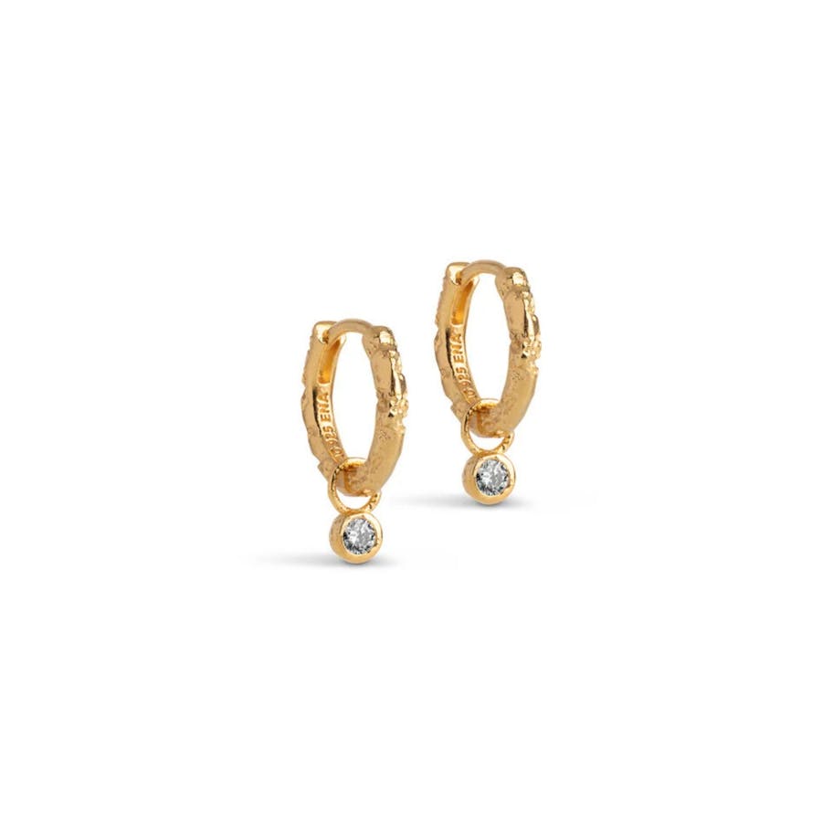 Enamel Copenhagen — Belle CZ Hoops Enamel Copenhagen Belle CZ Hoops — Örhängen