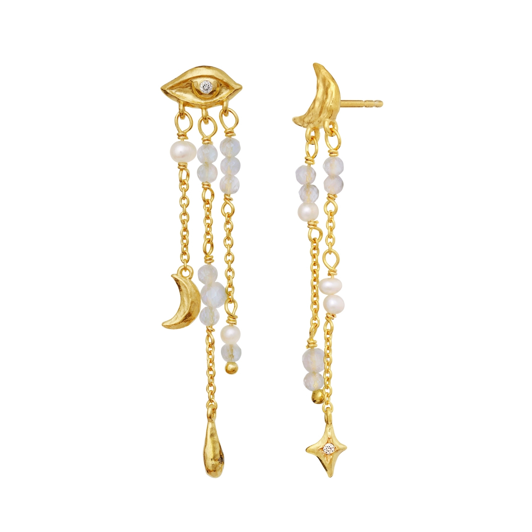 Maanesten Sonata Earchains — Øreringe