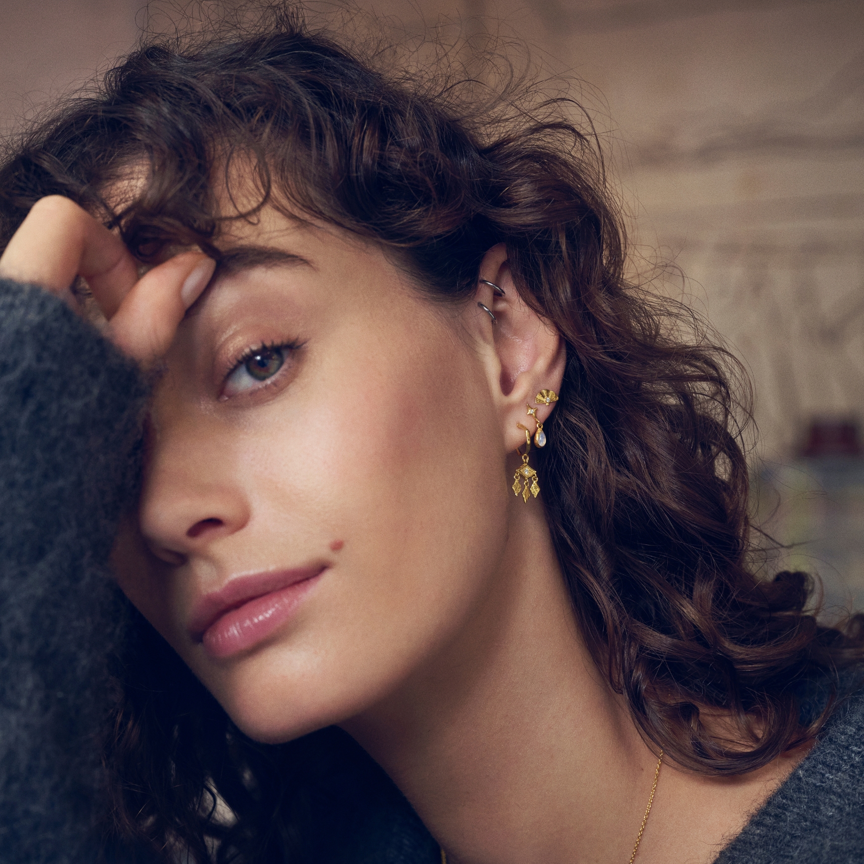 Maanesten Edwina Hoops — Náušnice