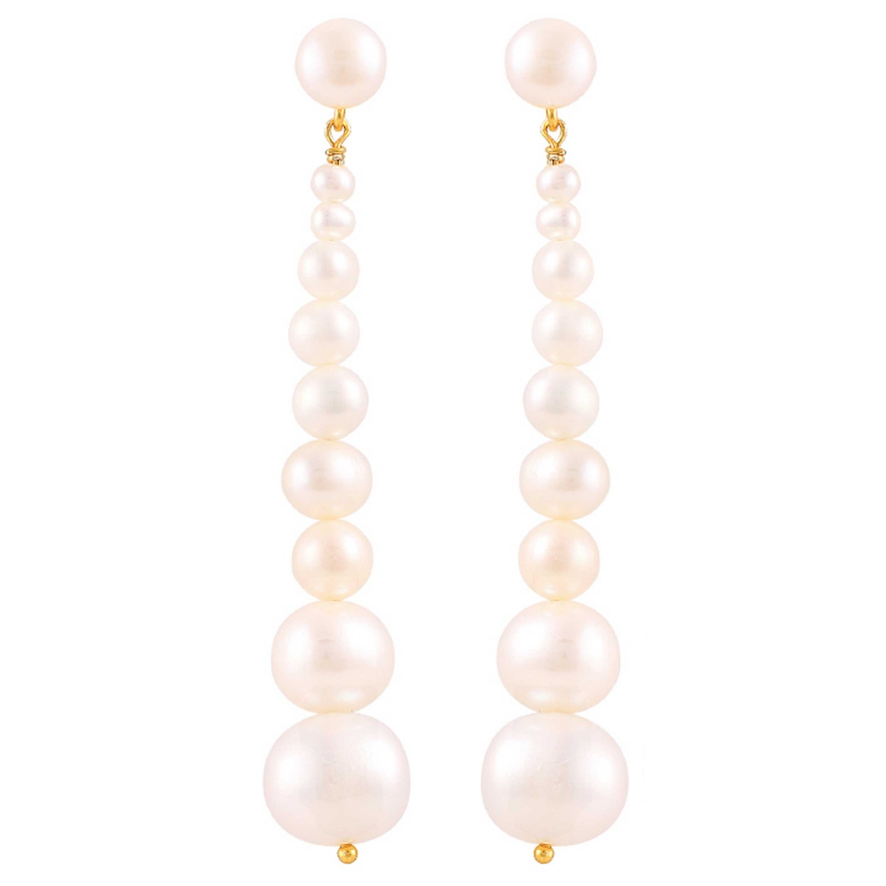 Hultquist Copenhagen Embla White Earrings — Earrings
