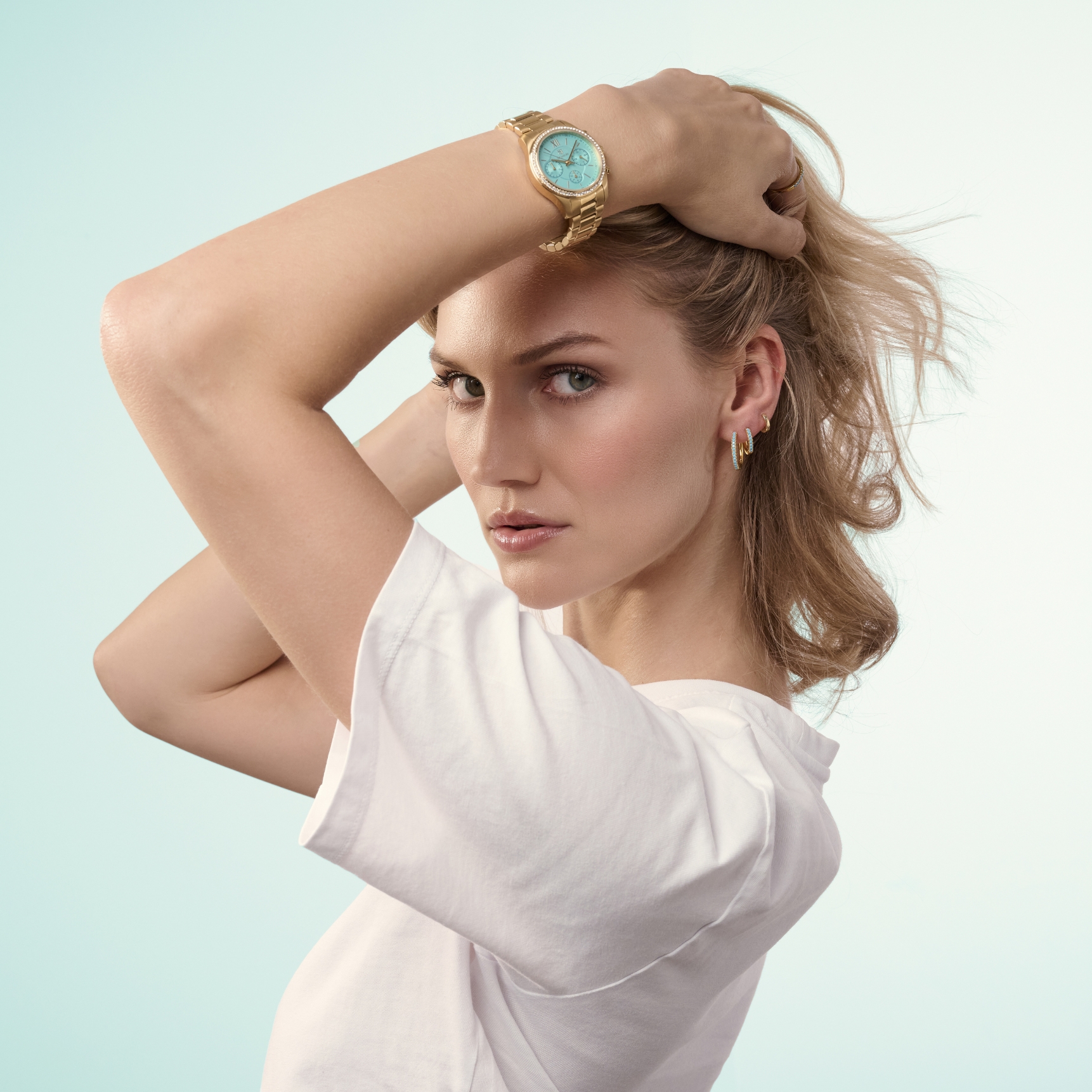 Sif Jakobs Jewellery Ellera Grande Turkise Earrings — Kolczyk