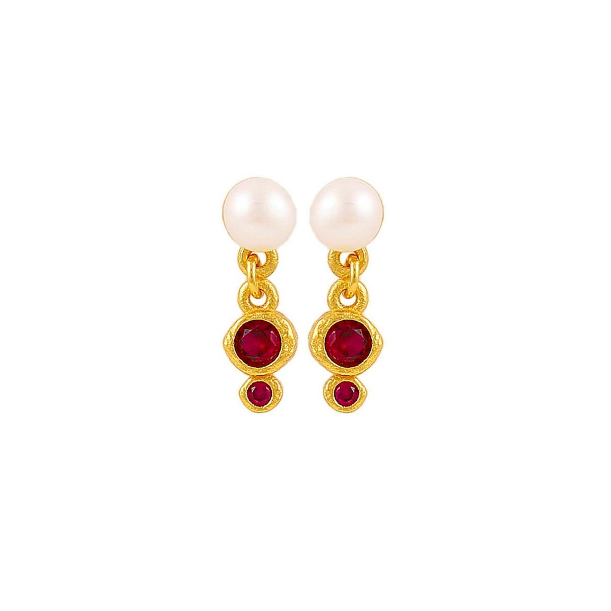 Hultquist Copenhagen — Elowen Red Earrings Hultquist Copenhagen Elowen Red Earrings — Boucle d'oreille