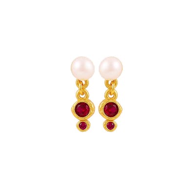 Hultquist Copenhagen — Elowen Red Earrings Hultquist Copenhagen Elowen Red Earrings — Øreringe