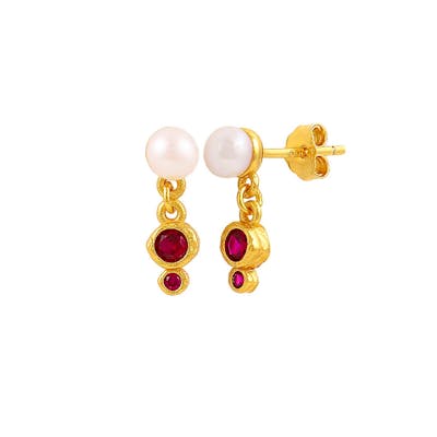 Hultquist Copenhagen — Elowen Red Earrings Hultquist Copenhagen Elowen Red Earrings — Øreringe