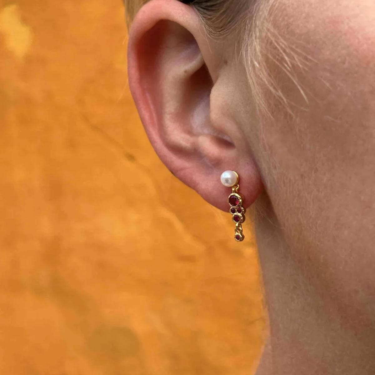 Hultquist Copenhagen — Scarlet Red Earrings Hultquist Copenhagen Scarlet Red Earrings — Boucle d'oreille