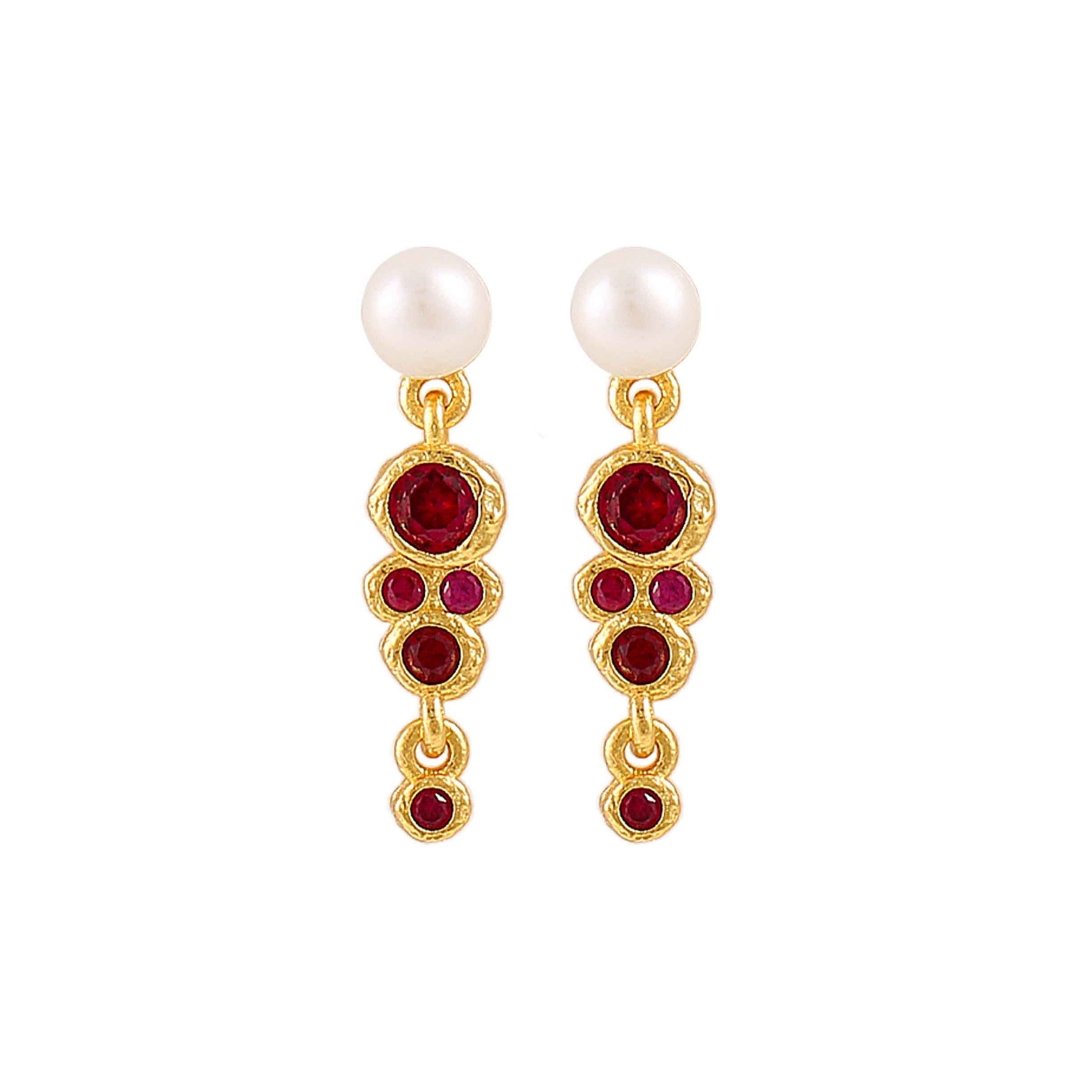 Hultquist Copenhagen Scarlet Red Earrings — Örhängen