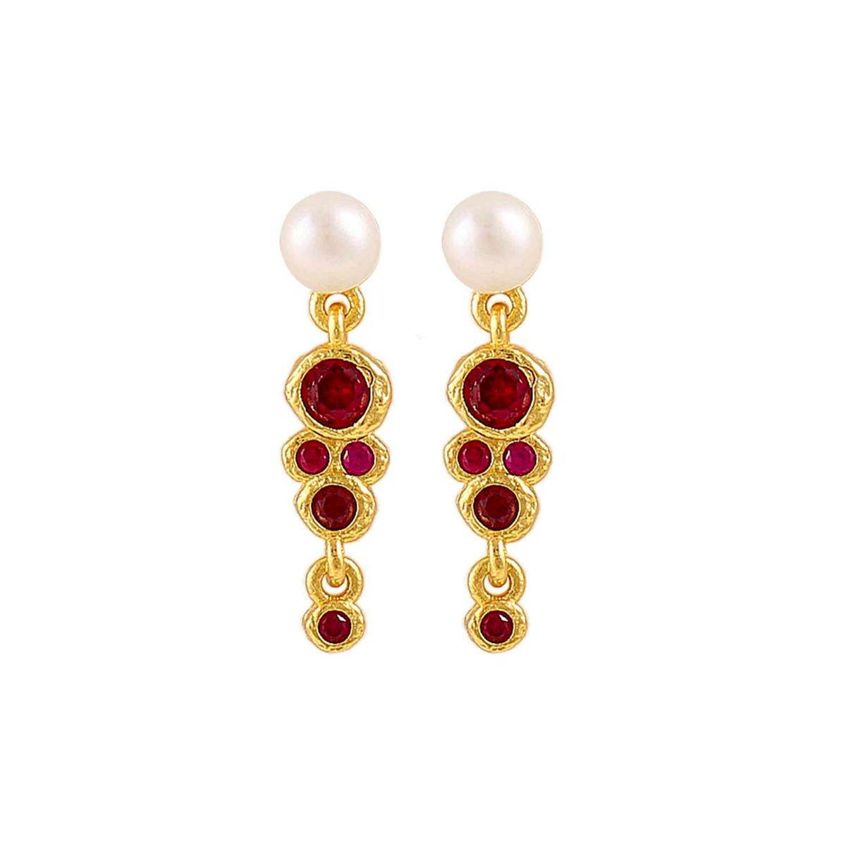 Hultquist Copenhagen — Scarlet Red Earrings Hultquist Copenhagen Scarlet Red Earrings — Boucle d'oreille