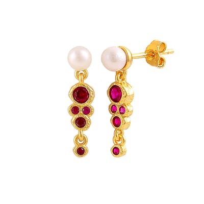 Hultquist Copenhagen — Scarlet Red Earrings Hultquist Copenhagen Scarlet Red Earrings — Boucle d'oreille