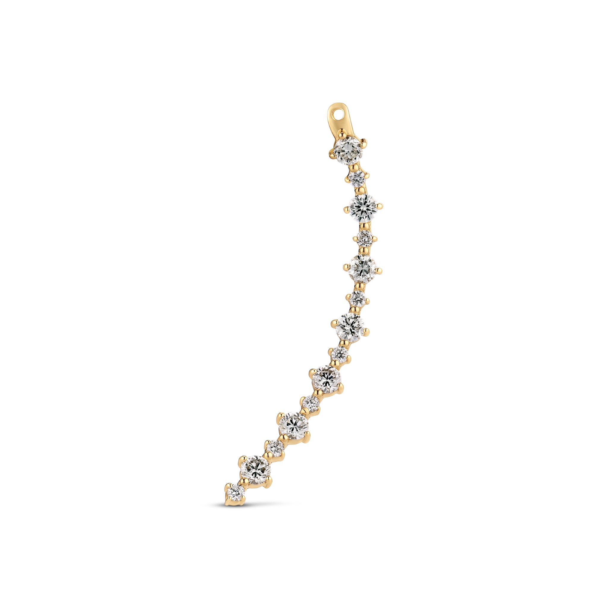 Sif Jakobs Diamond Brina Lungo Charm Single 0.71 ct - Left — Kolczyk