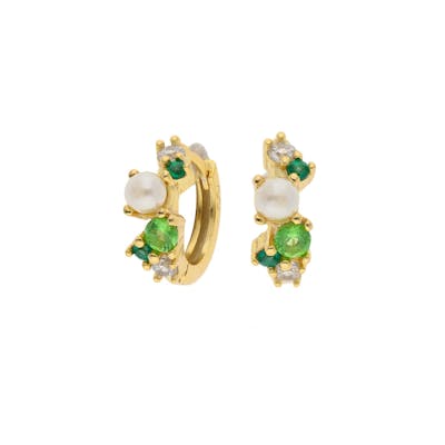 Nuni Copenhagen — Ella Green Hoops (Nuni Copenhagen) Nuni Copenhagen Ella Green Hoops (Nuni Copenhagen) — Ohrringe