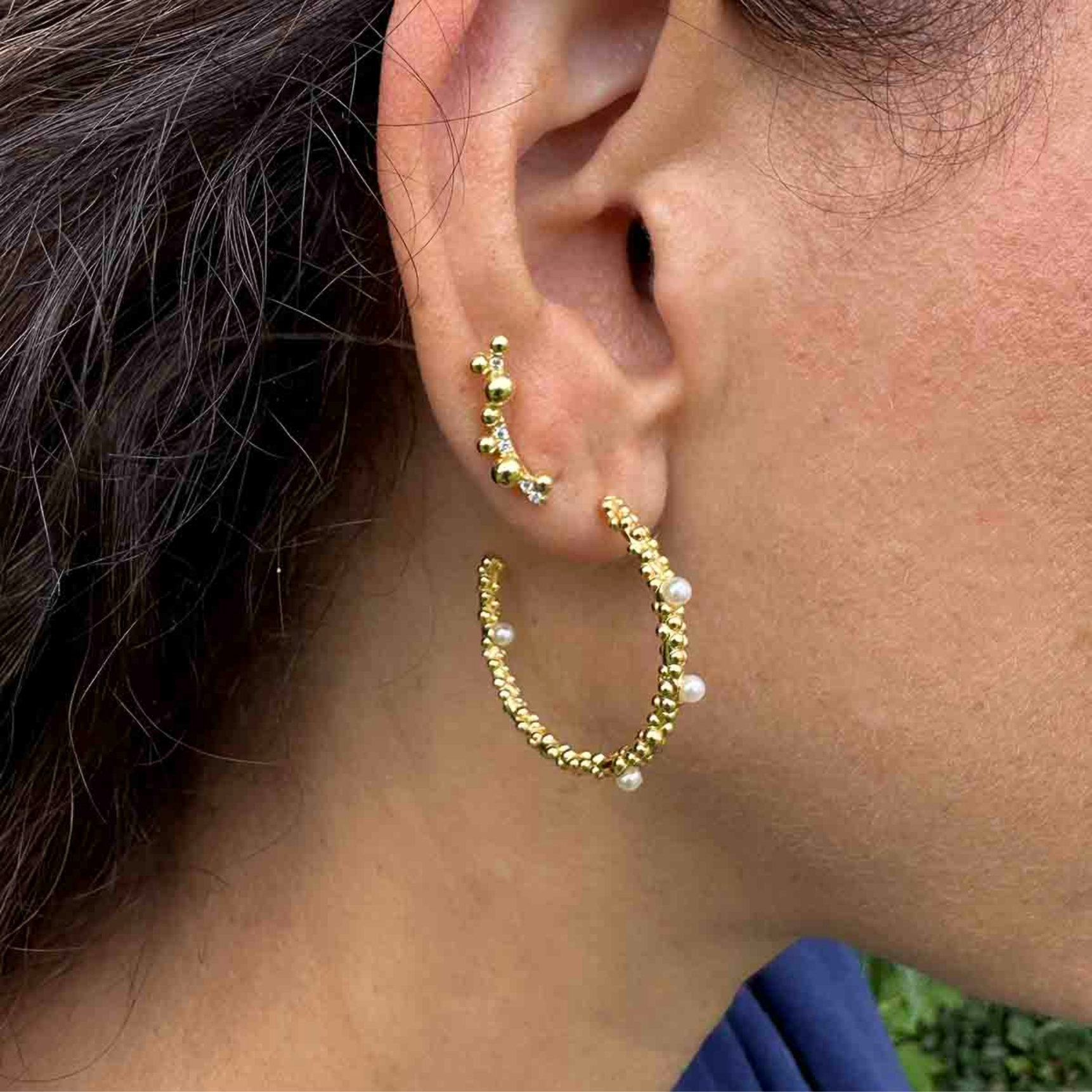 Nuni Copenhagen Gloria Large Pearl Earrings — Earrings