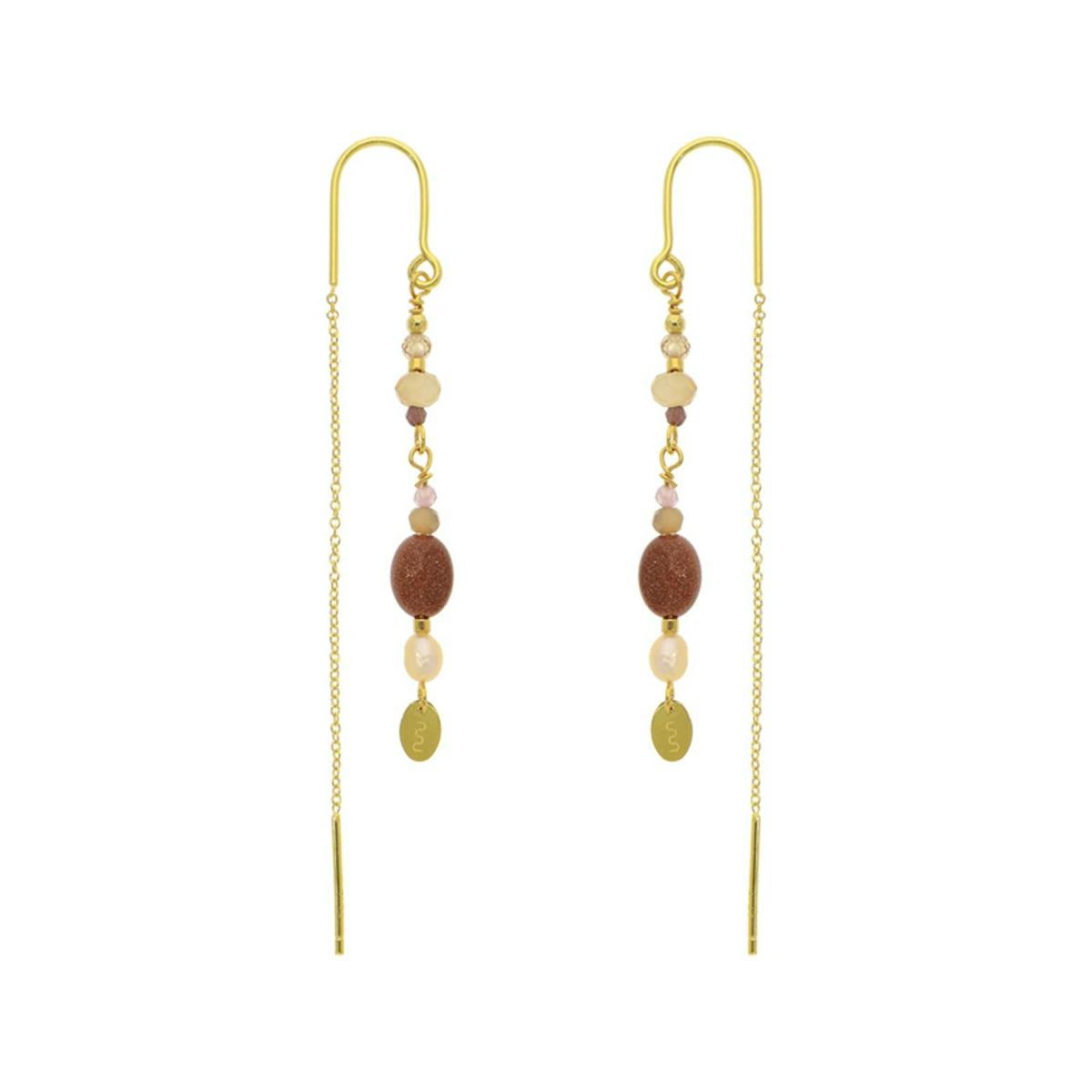 Nuni Copenhagen — Kikki Brown Earchains Nuni Copenhagen Kikki Brown Earchains — Boucle d'oreille