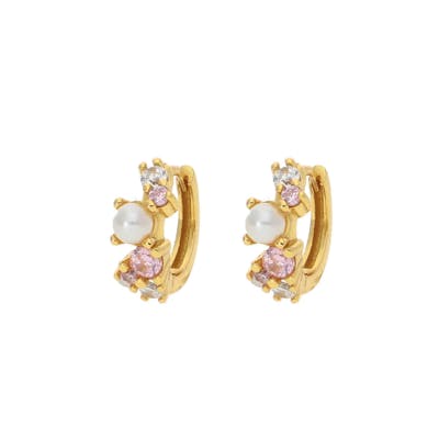 Nuni Copenhagen — Ella Light Pink Hoops Nuni Copenhagen Ella Light Pink Hoops — Ohrringe