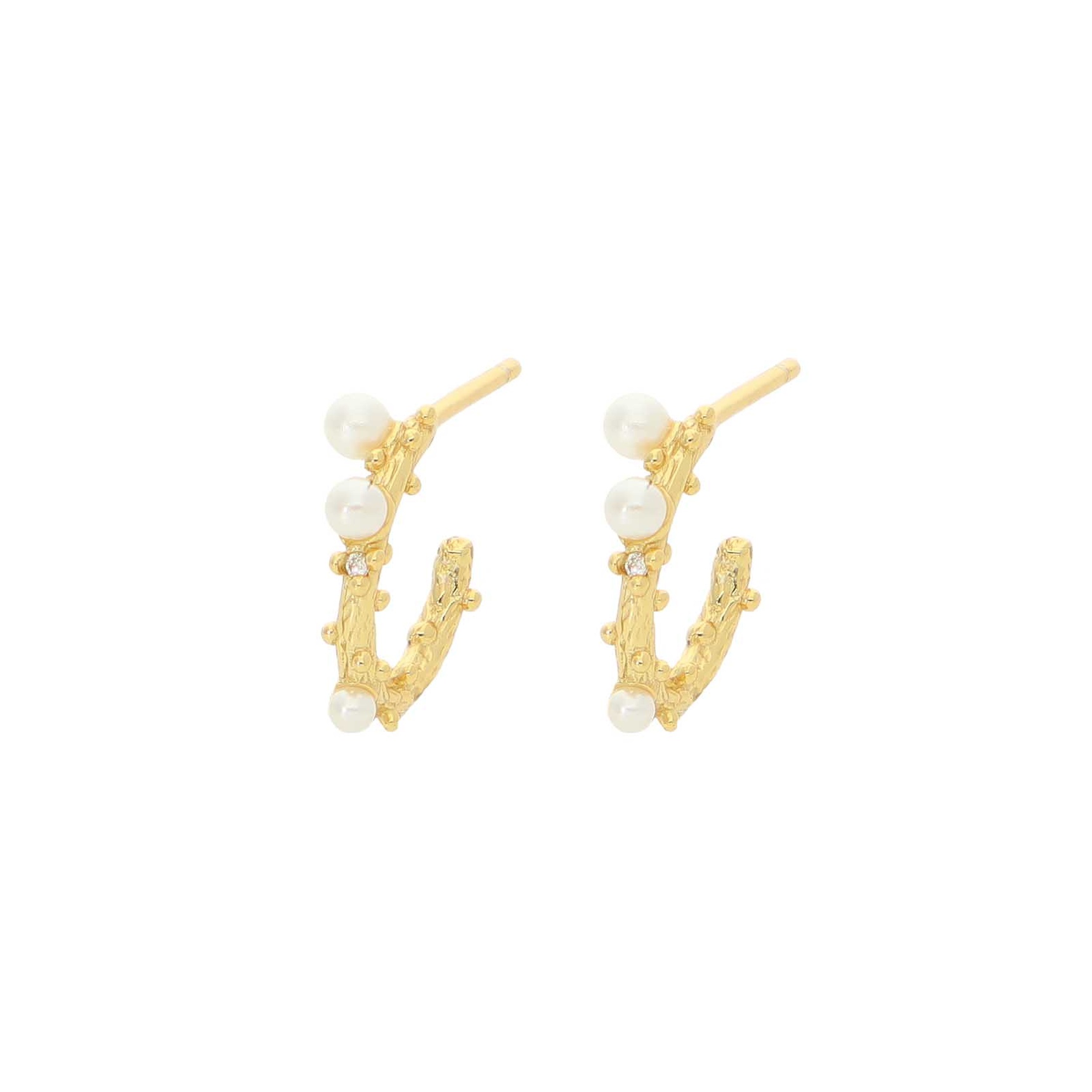 Nuni Copenhagen Gloria Small Pearl Earrings — Earrings