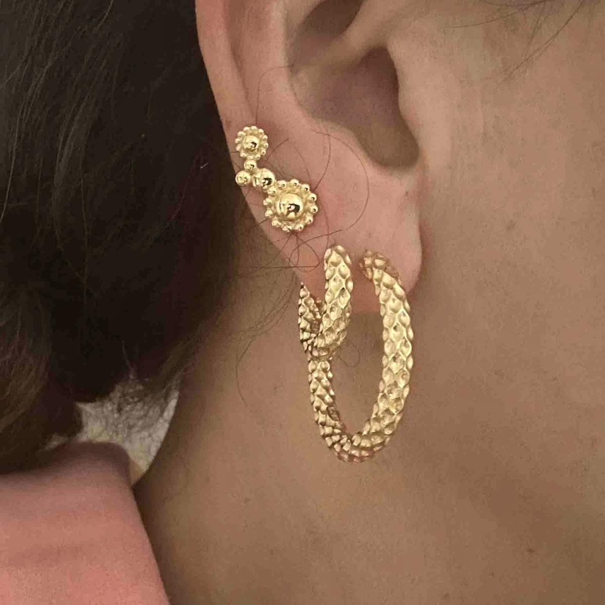 Nuni Copenhagen — Sabrina Large Hoops Nuni Copenhagen Sabrina Large Hoops — Earrings