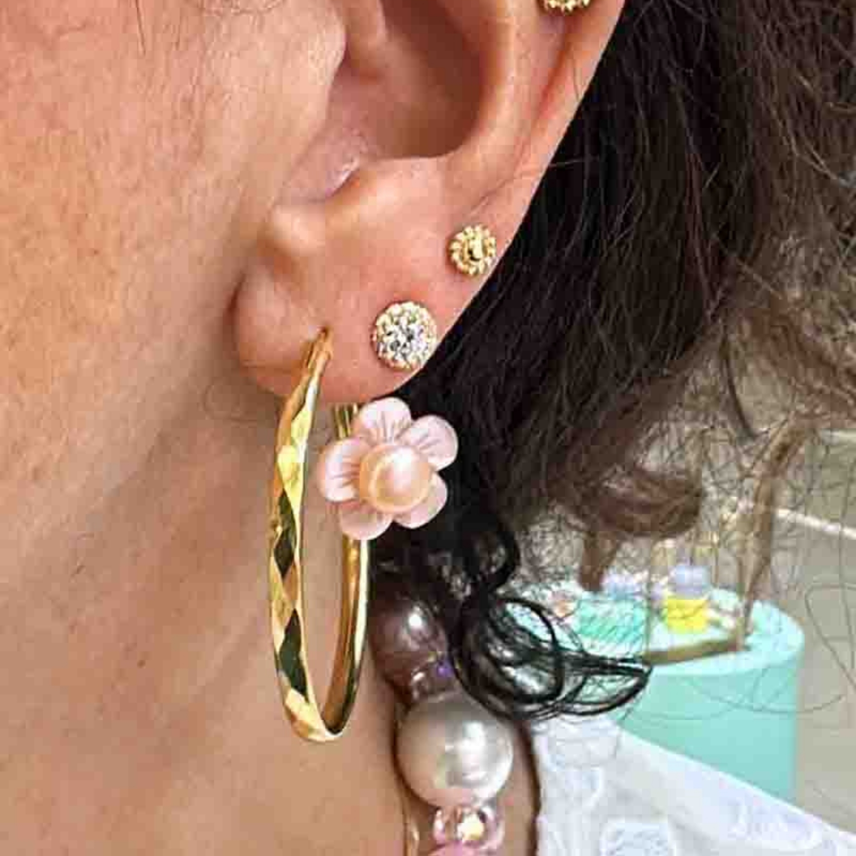 Nuni Copenhagen Mabel Rose Earrings — Øreringe