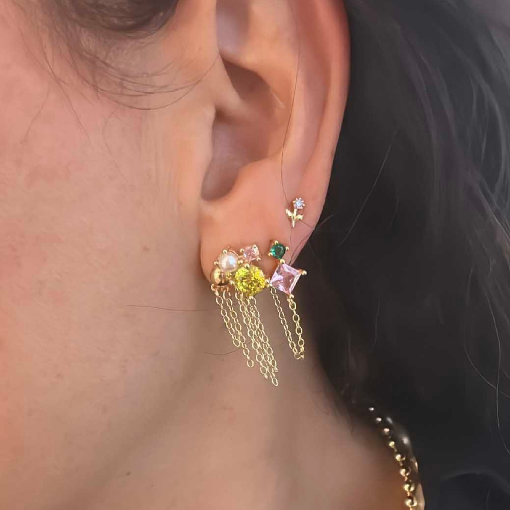 Nuni Copenhagen Theresa Apple Earsticks — Øreringe