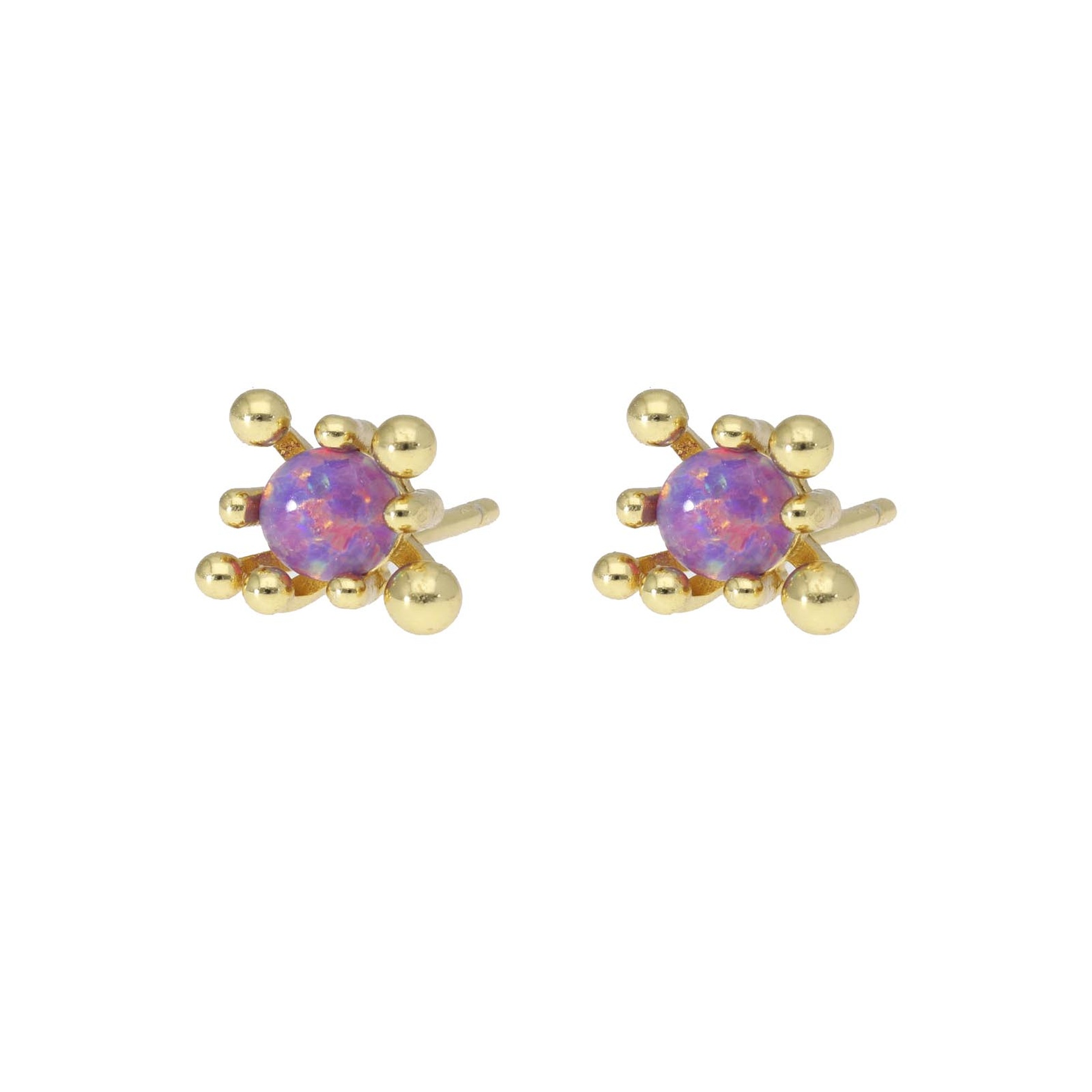 Nuni Copenhagen Winnie Lavender Earsticks — Earrings